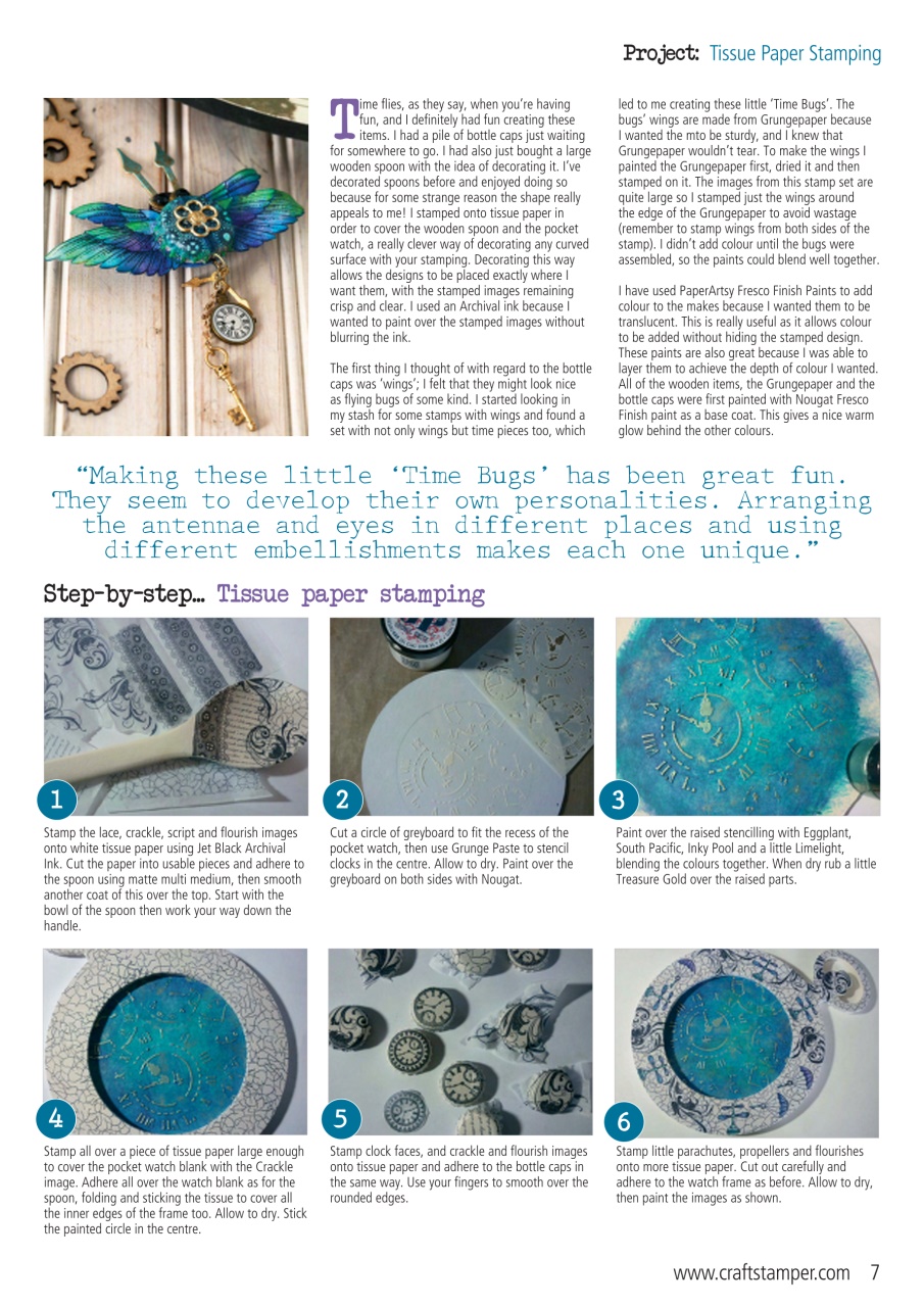 Craft Stamper Preview Pages