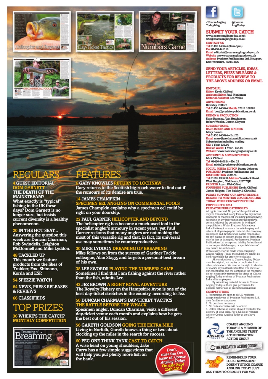 Coarse Angling Today Preview Pages