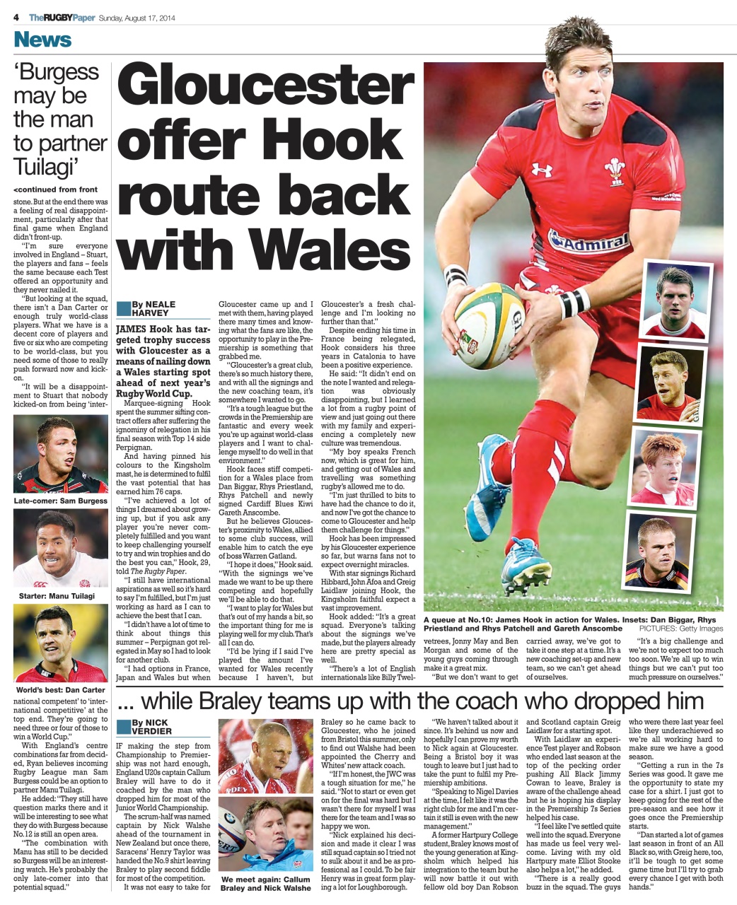 The Rugby Paper Preview Pages