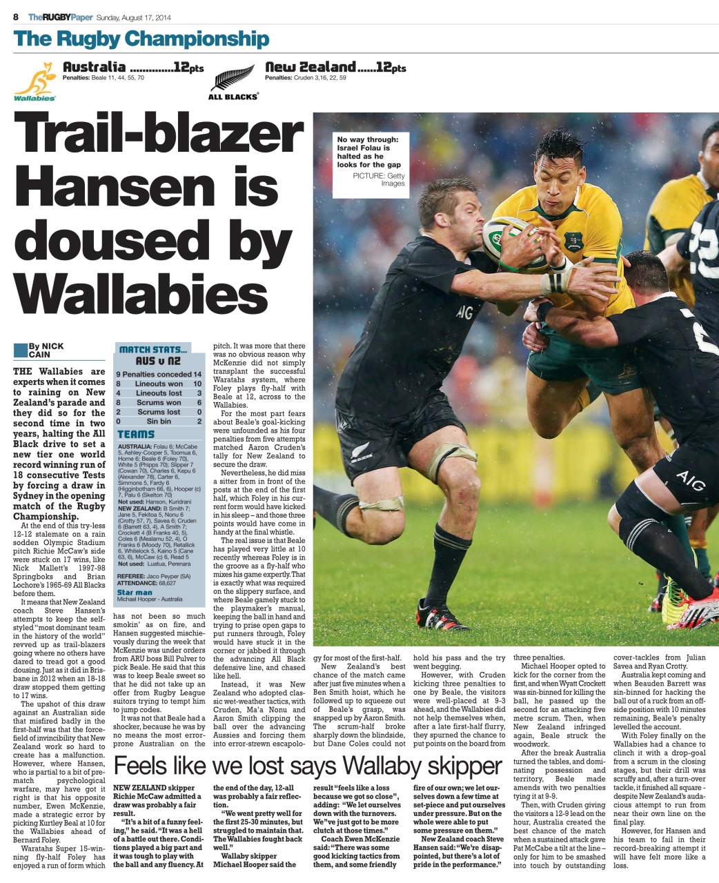 The Rugby Paper Preview Pages