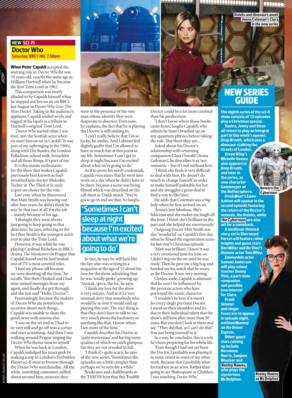 TV & Satellite Week Preview Pages