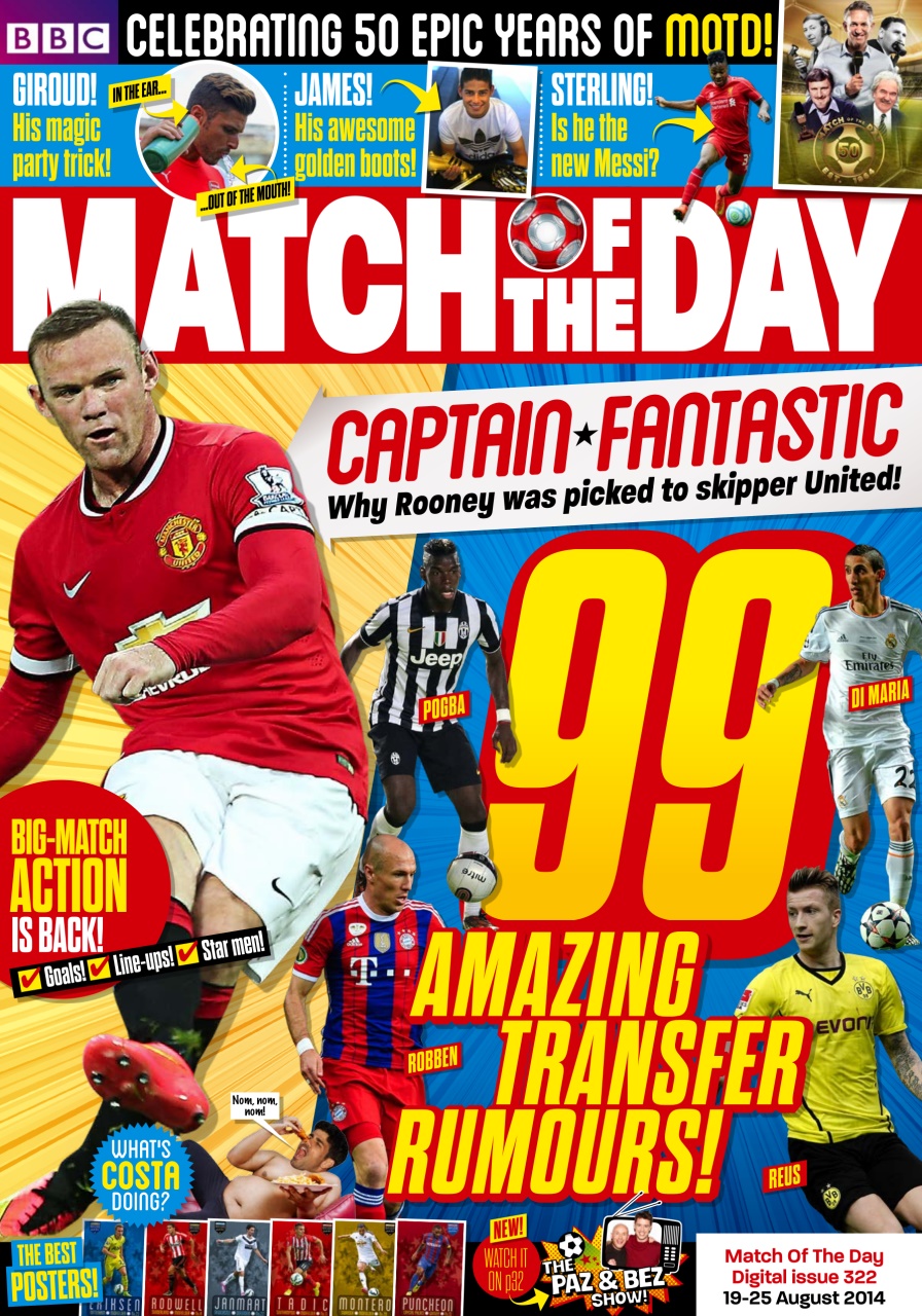 Match of the Day Preview Pages