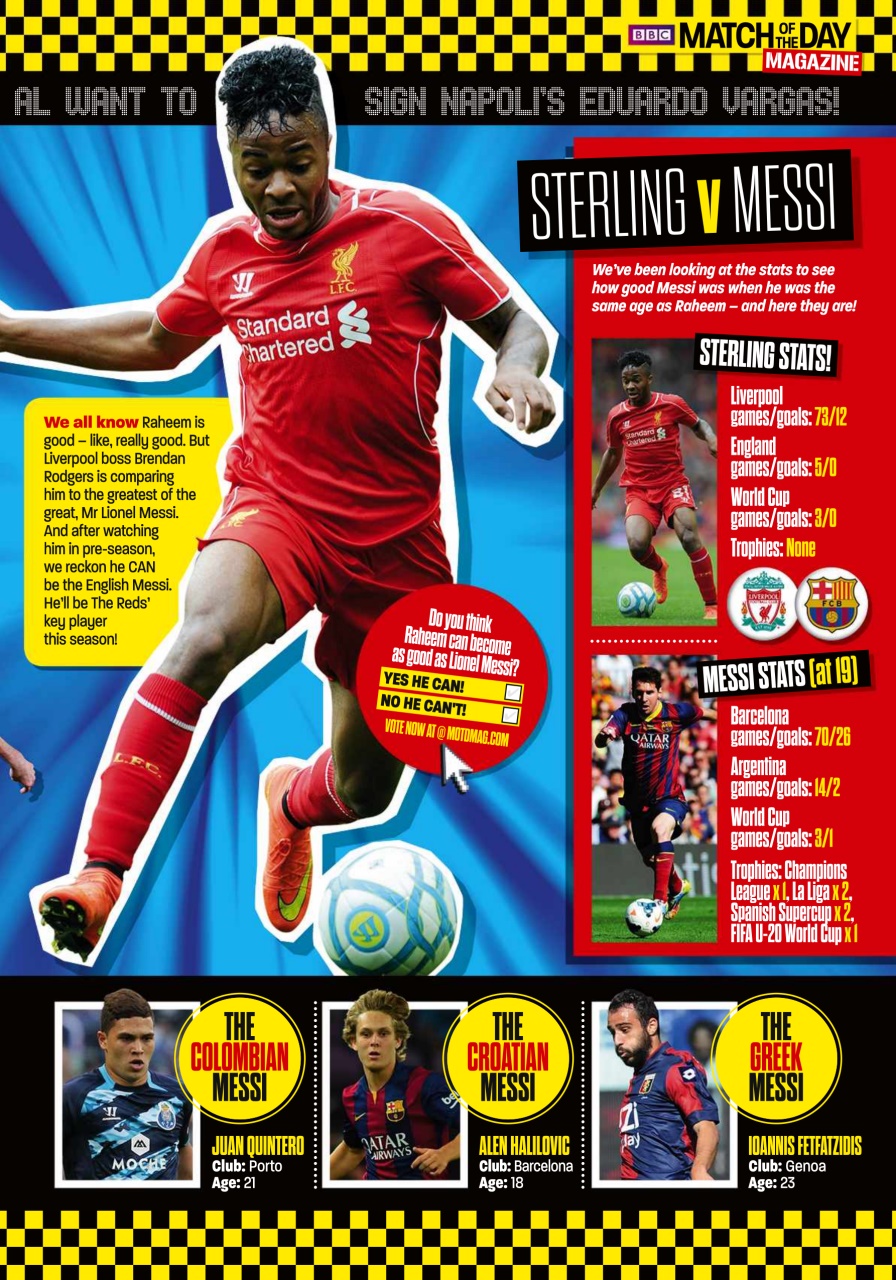 Match of the Day Preview Pages