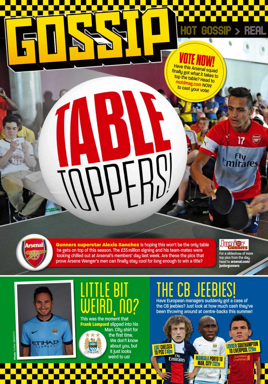 Match of the Day Preview Pages