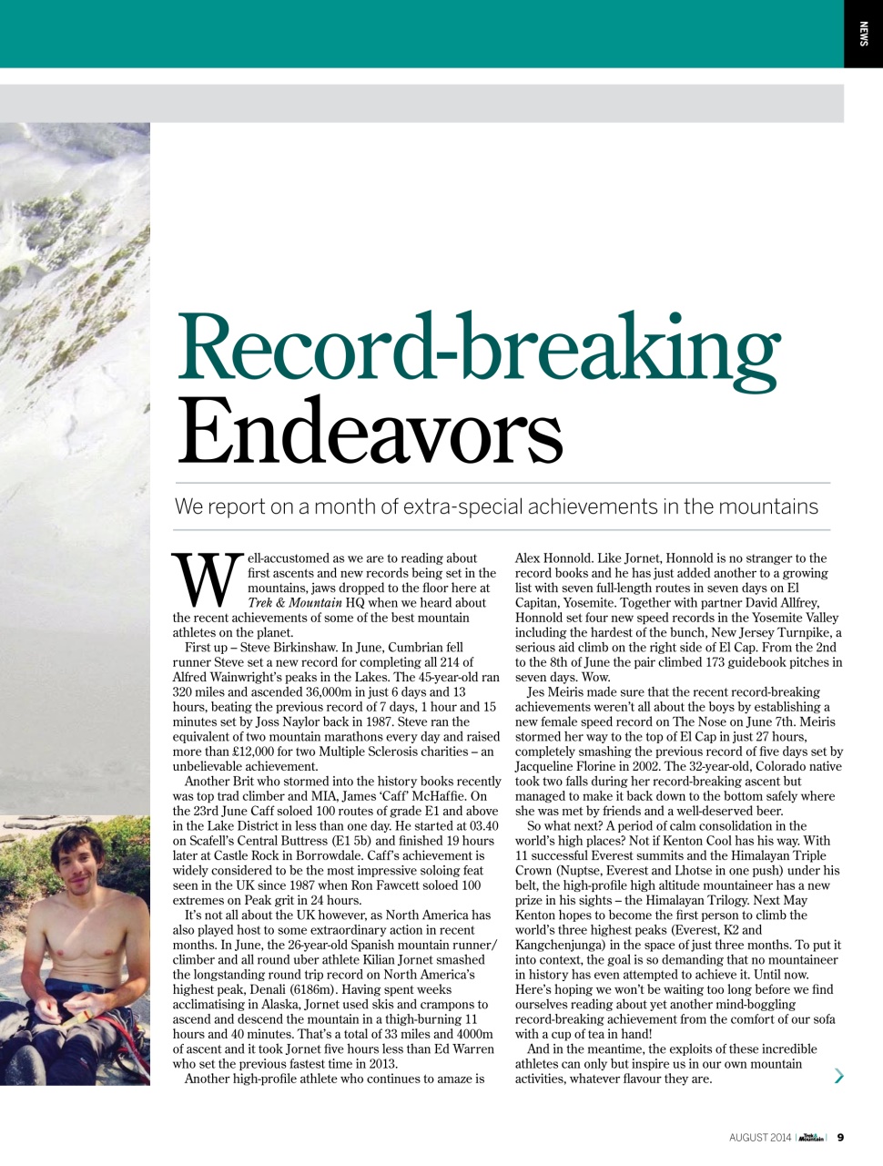 Trek & Mountain Magazine Preview Pages