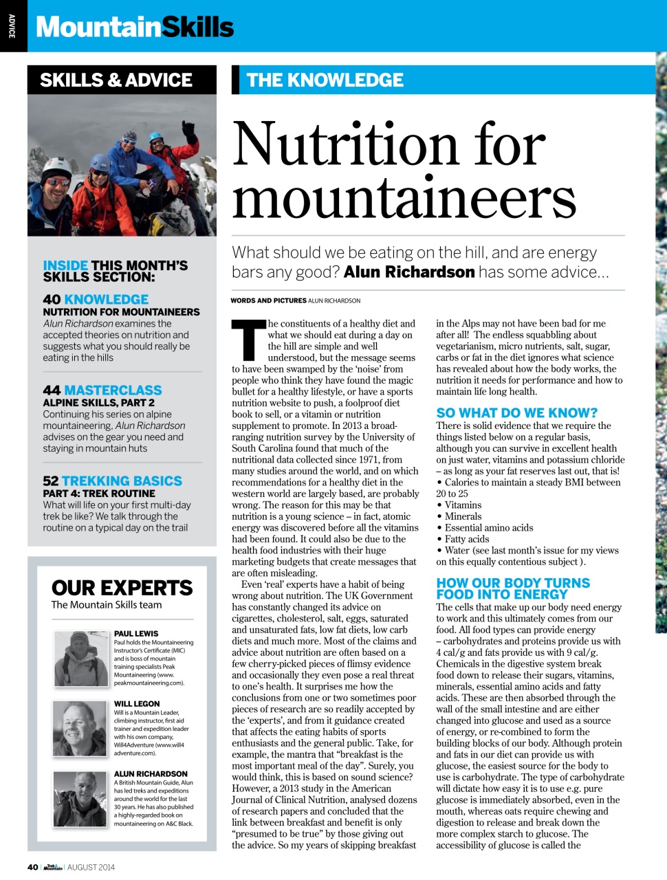 Trek & Mountain Magazine Preview Pages