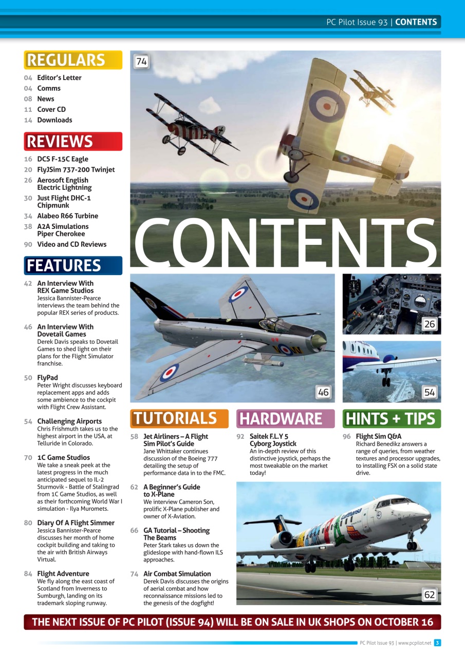 PC Pilot Preview Pages