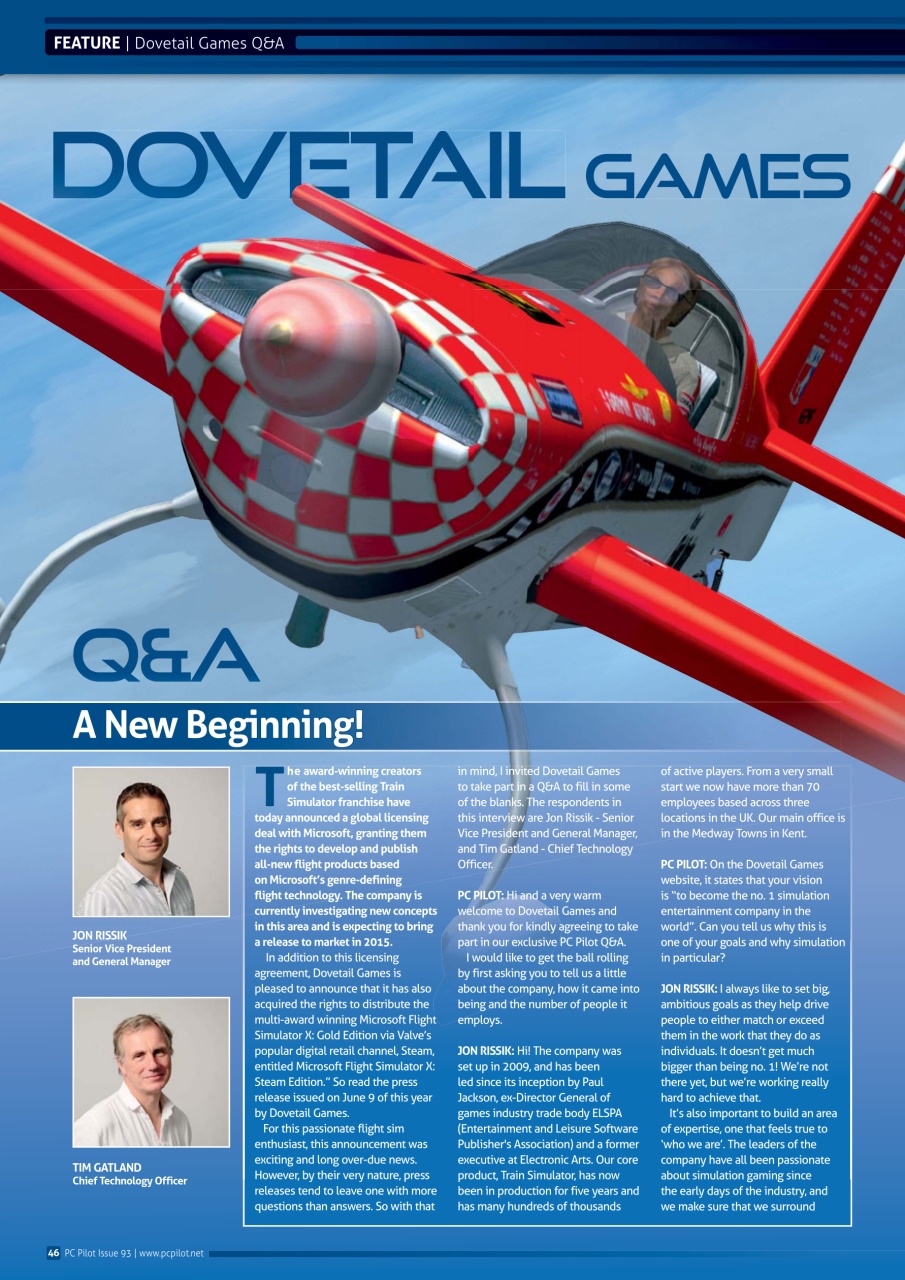 PC Pilot Preview Pages