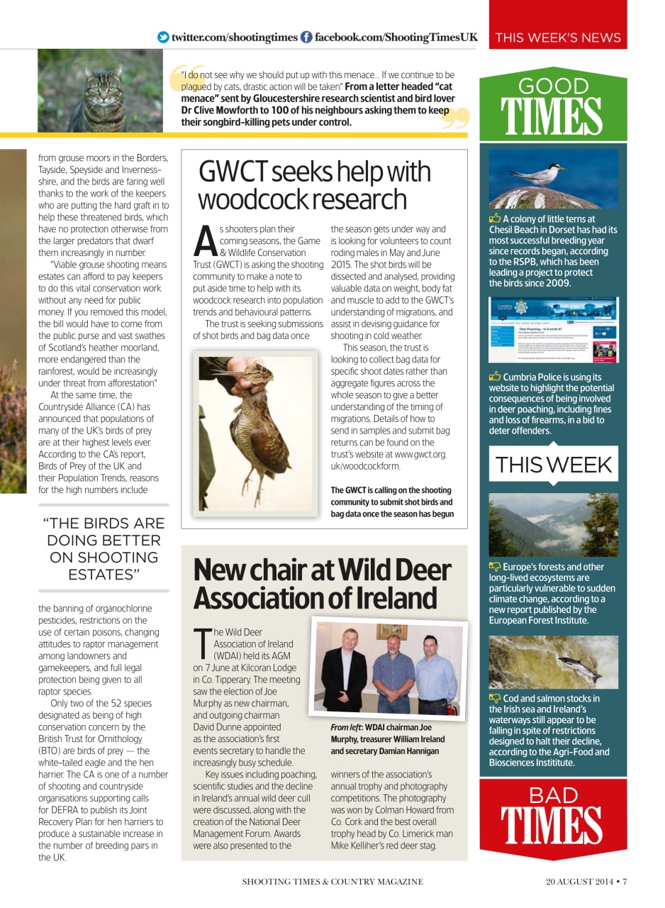 Shooting Times & Country Preview Pages