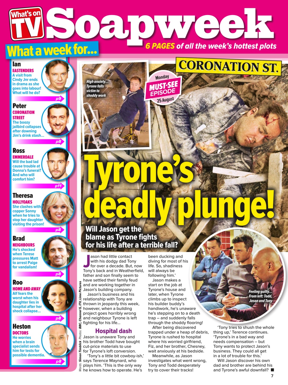 What's on TV Preview Pages