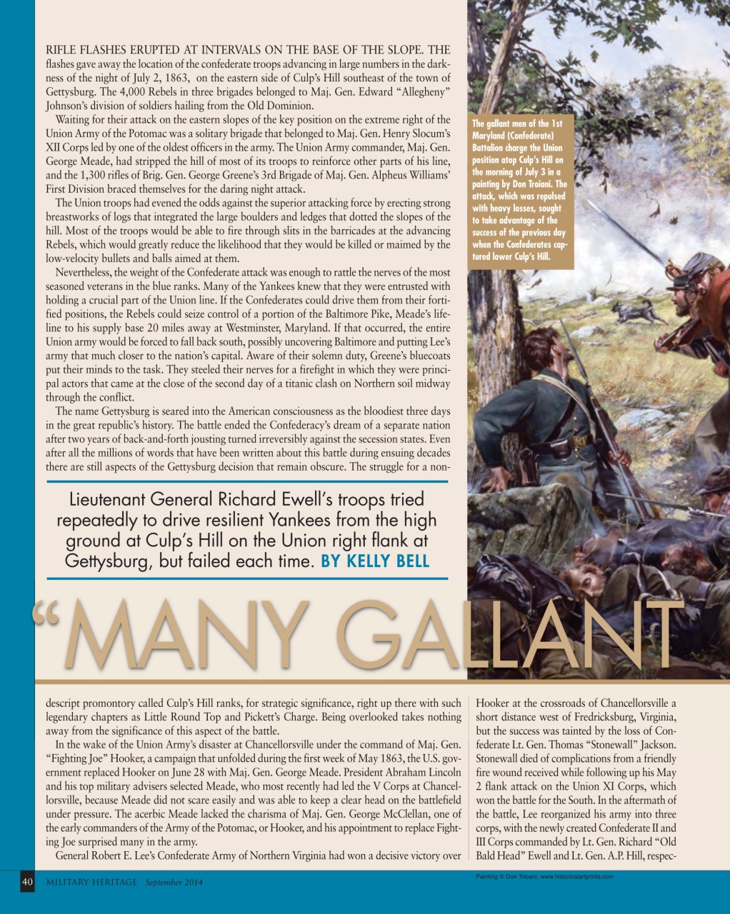 Military Heritage Preview Pages