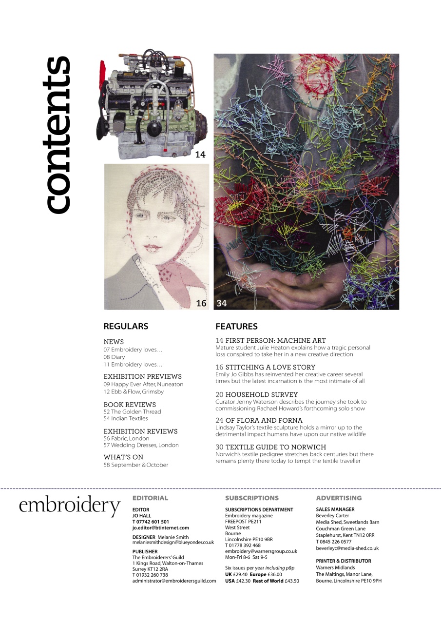 Embroidery Magazine Preview Pages