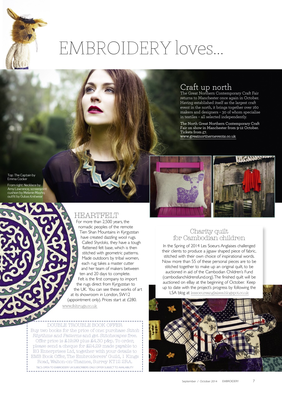 Embroidery Magazine Preview Pages