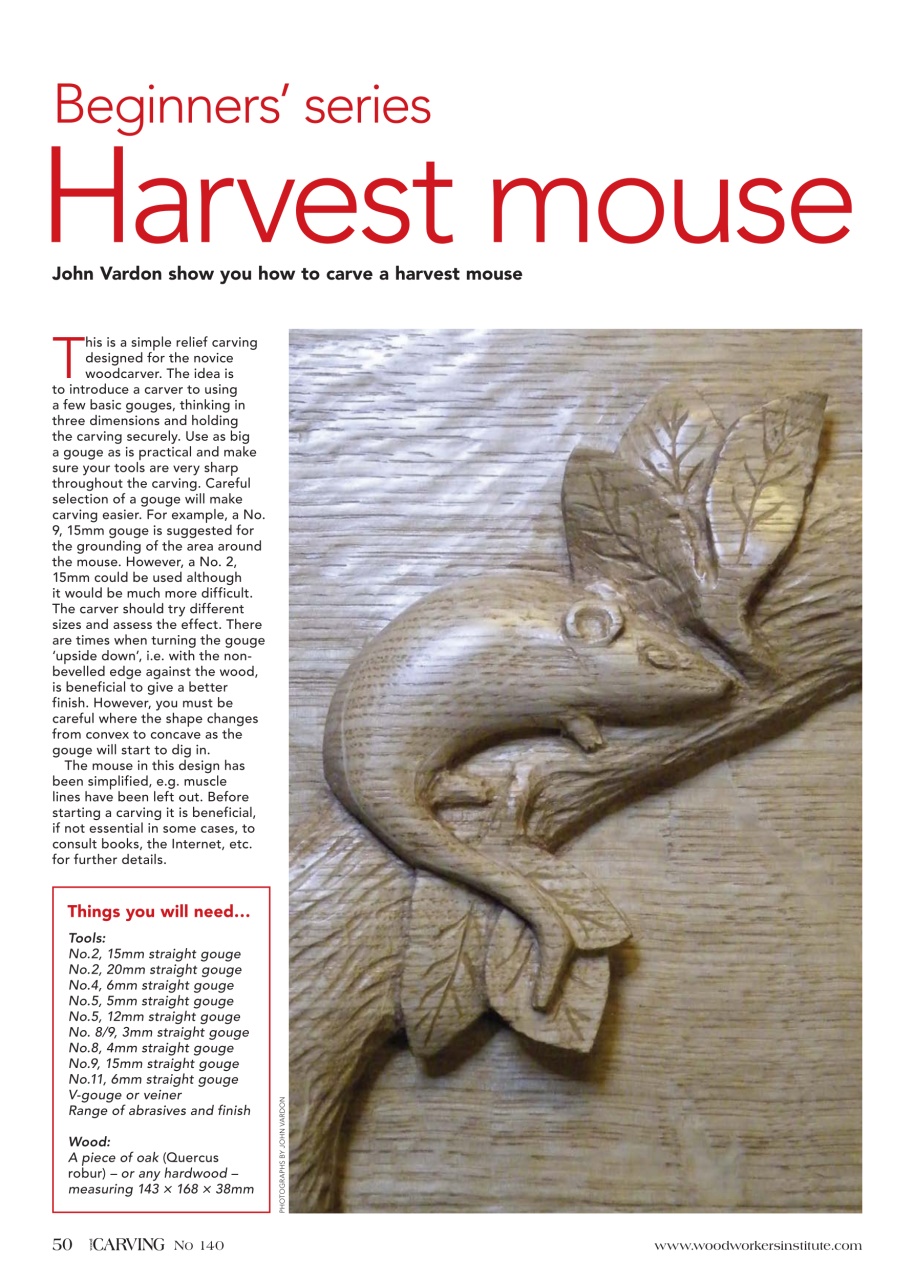 Woodcarving Preview Pages