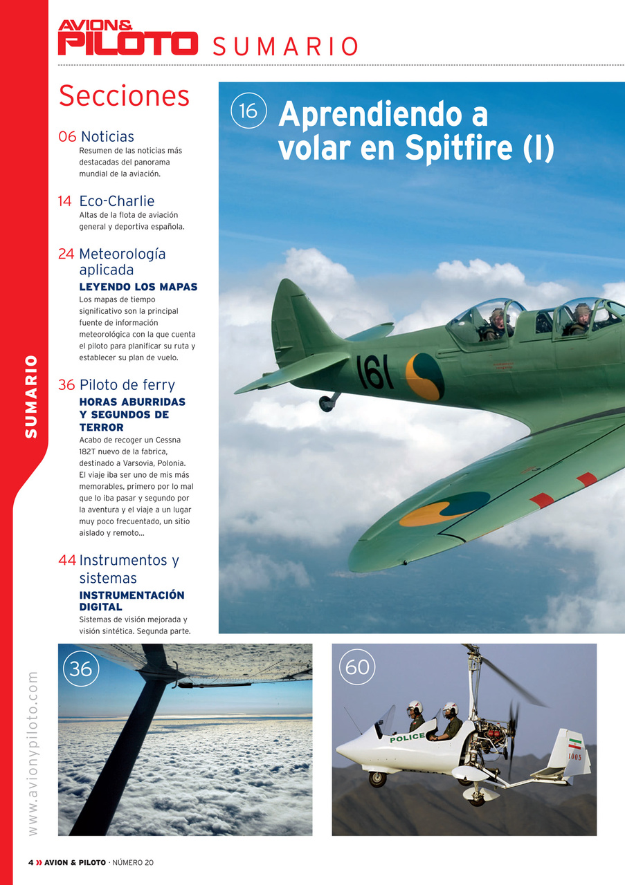 Revista Avion & Piloto Preview Pages