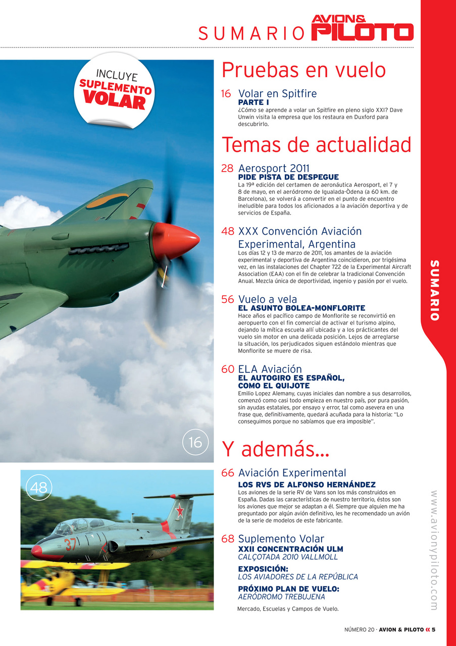 Revista Avion & Piloto Preview Pages