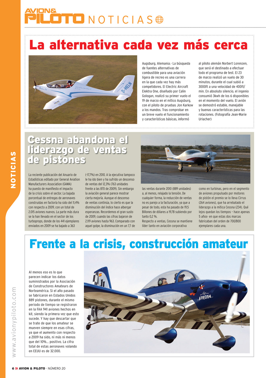 Revista Avion & Piloto Preview Pages