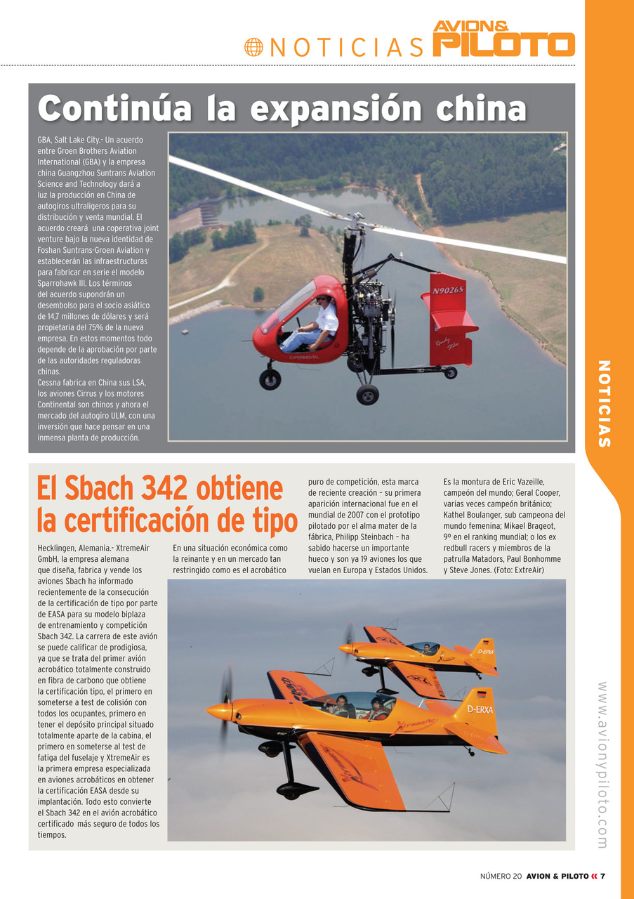 Revista Avion & Piloto Preview Pages