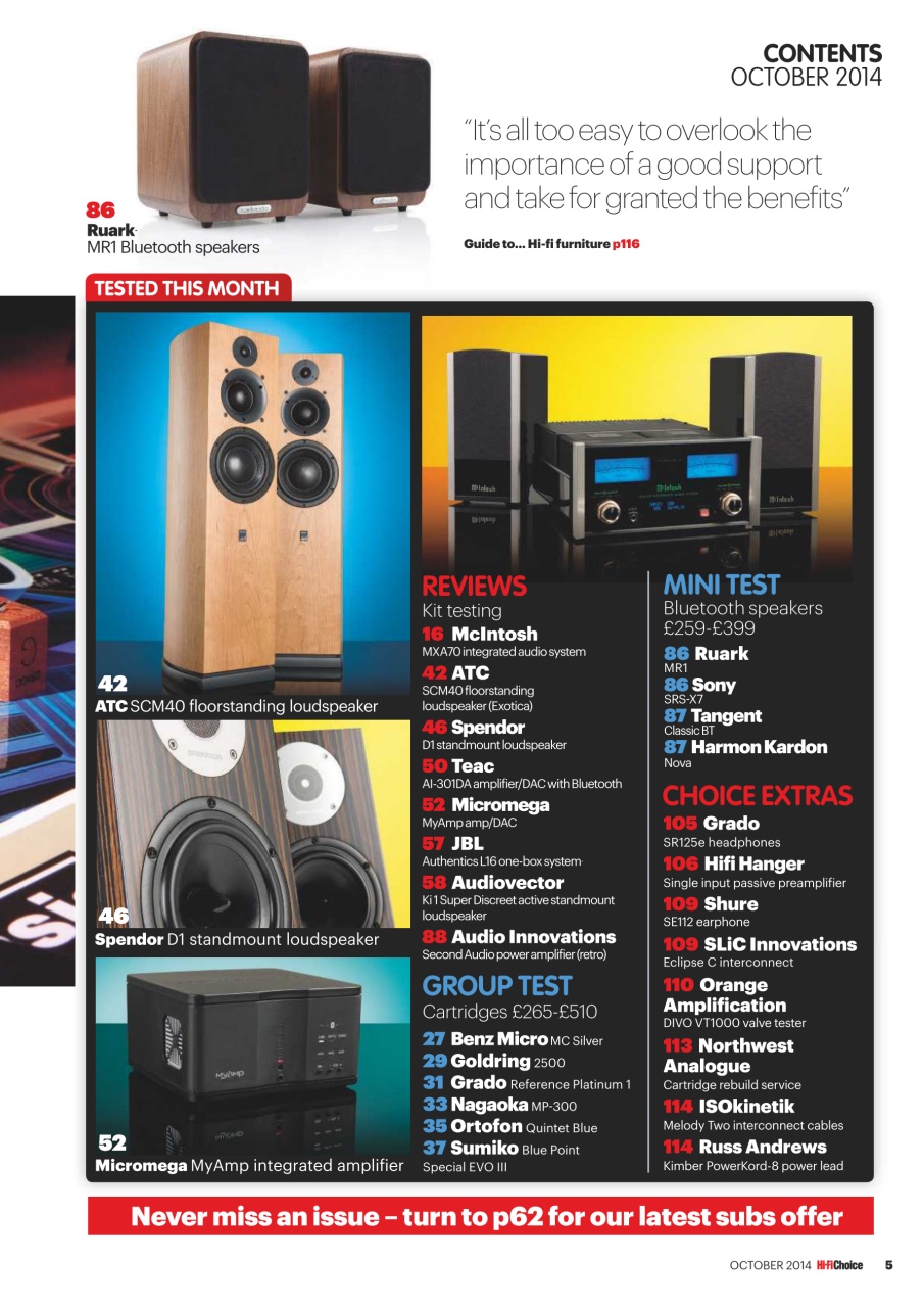 Hi-Fi Choice Preview Pages