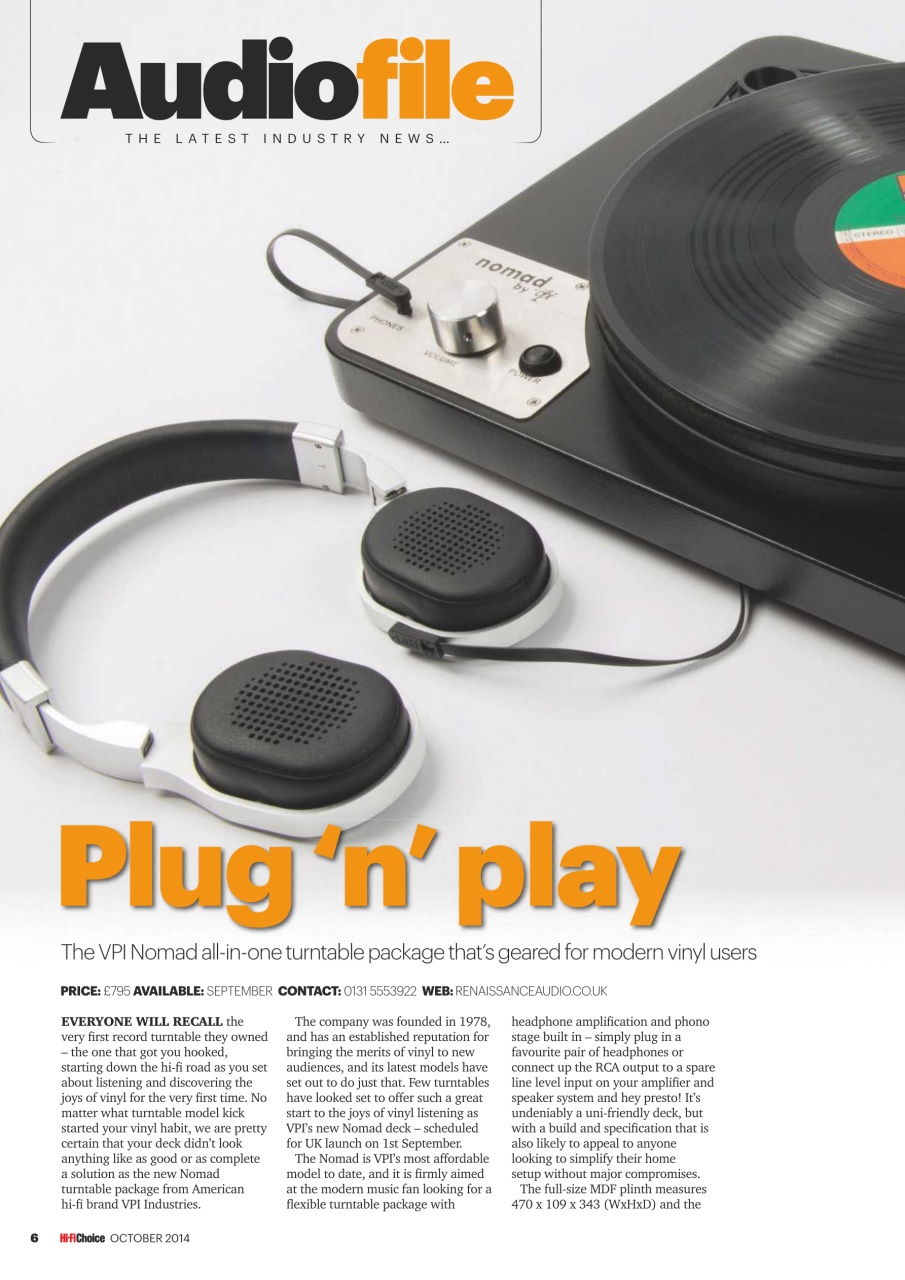 Hi-Fi Choice Preview Pages