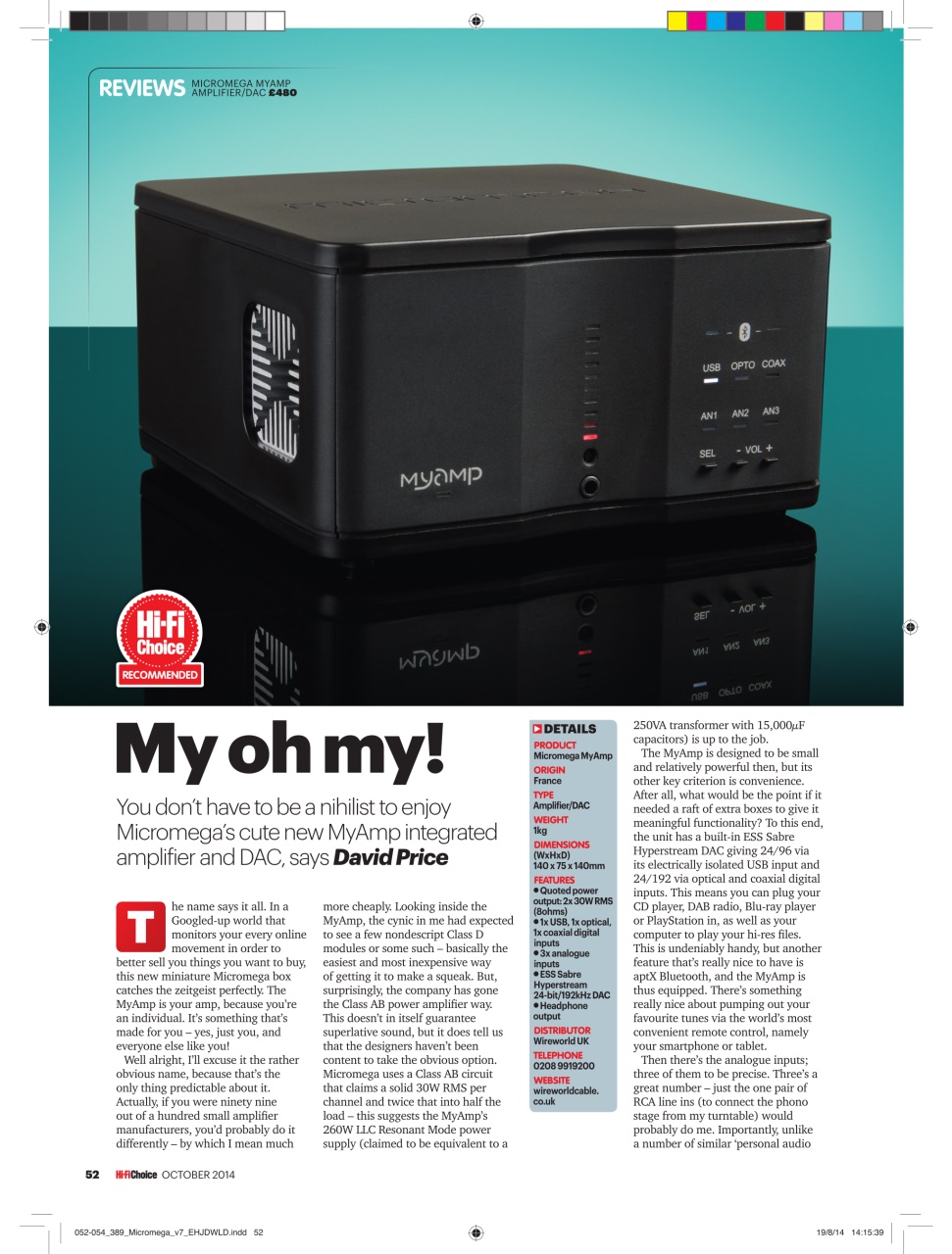 Hi-Fi Choice Preview Pages