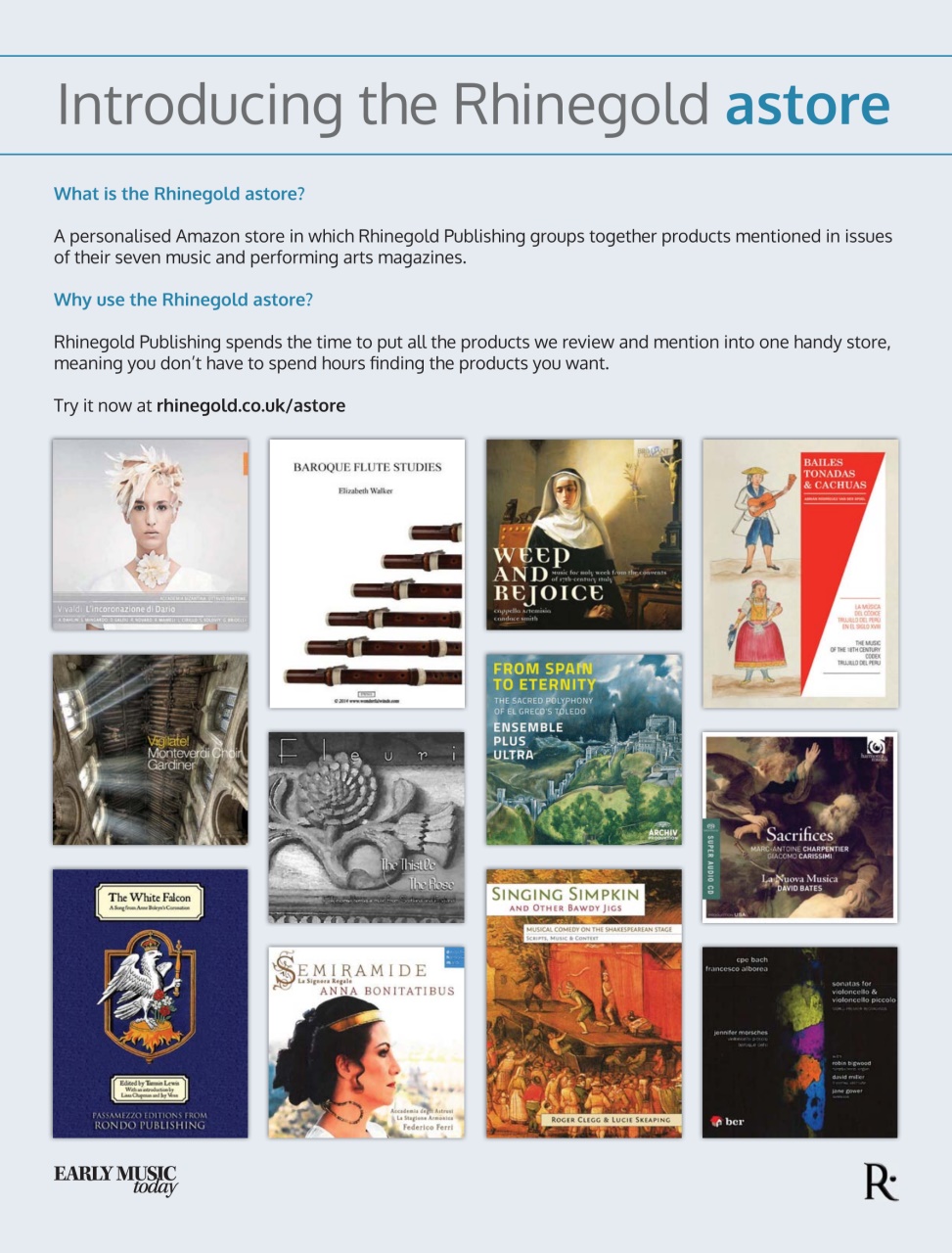 Early Music Today Preview Pages