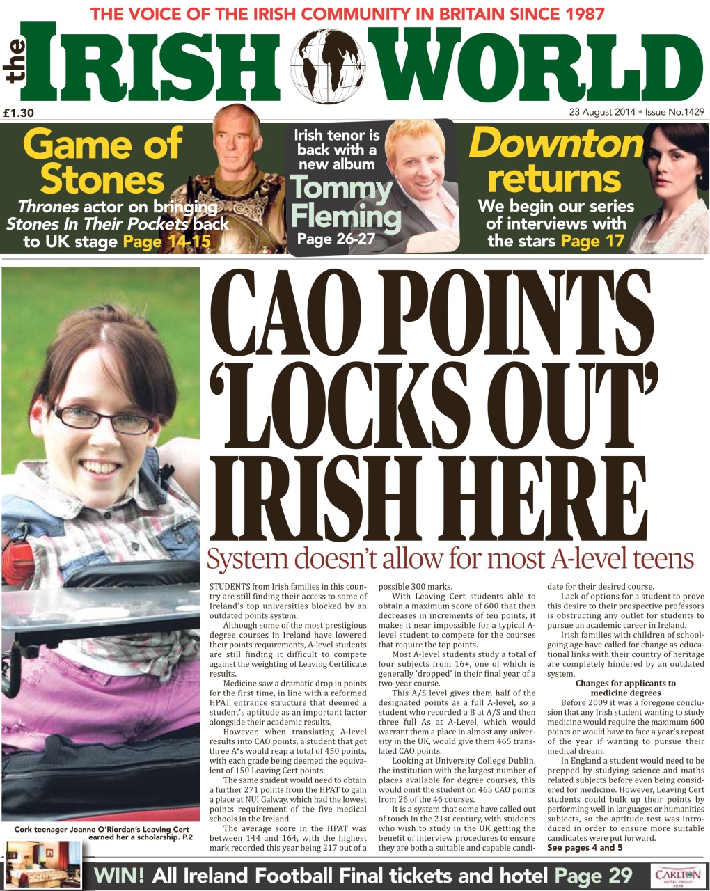 Irish World Preview Pages