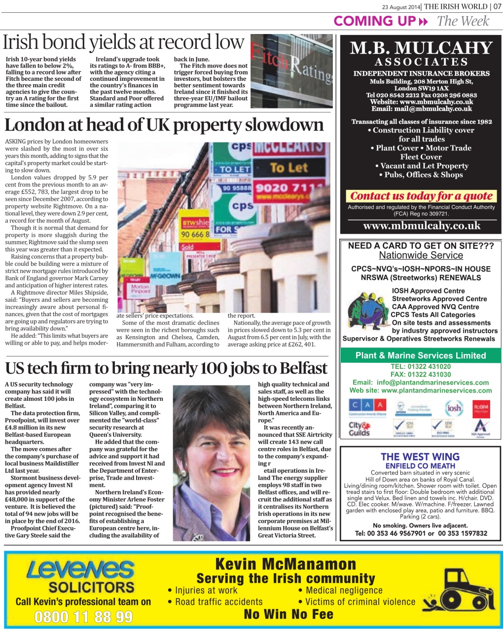 Irish World Preview Pages