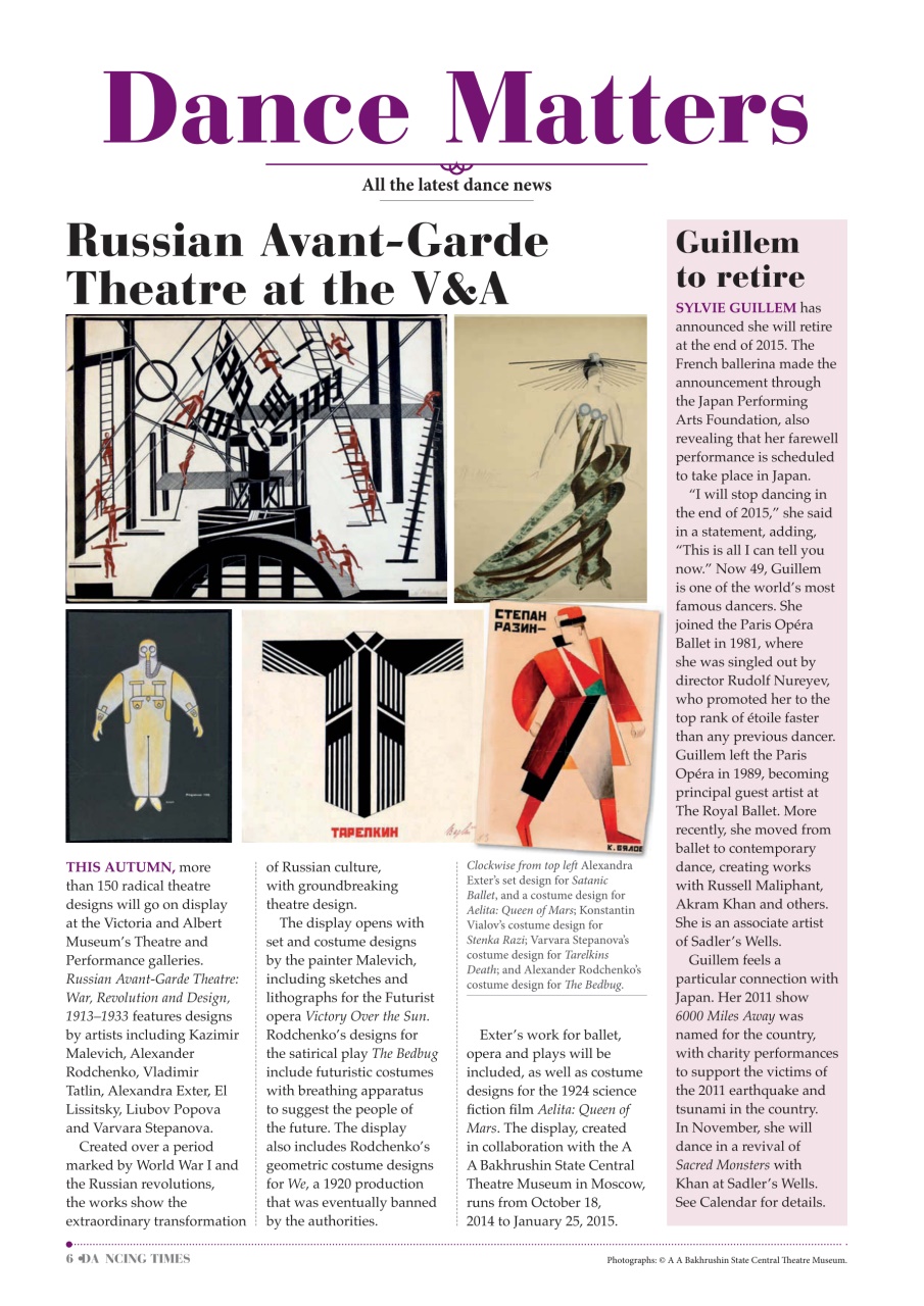 Dancing Times Preview Pages