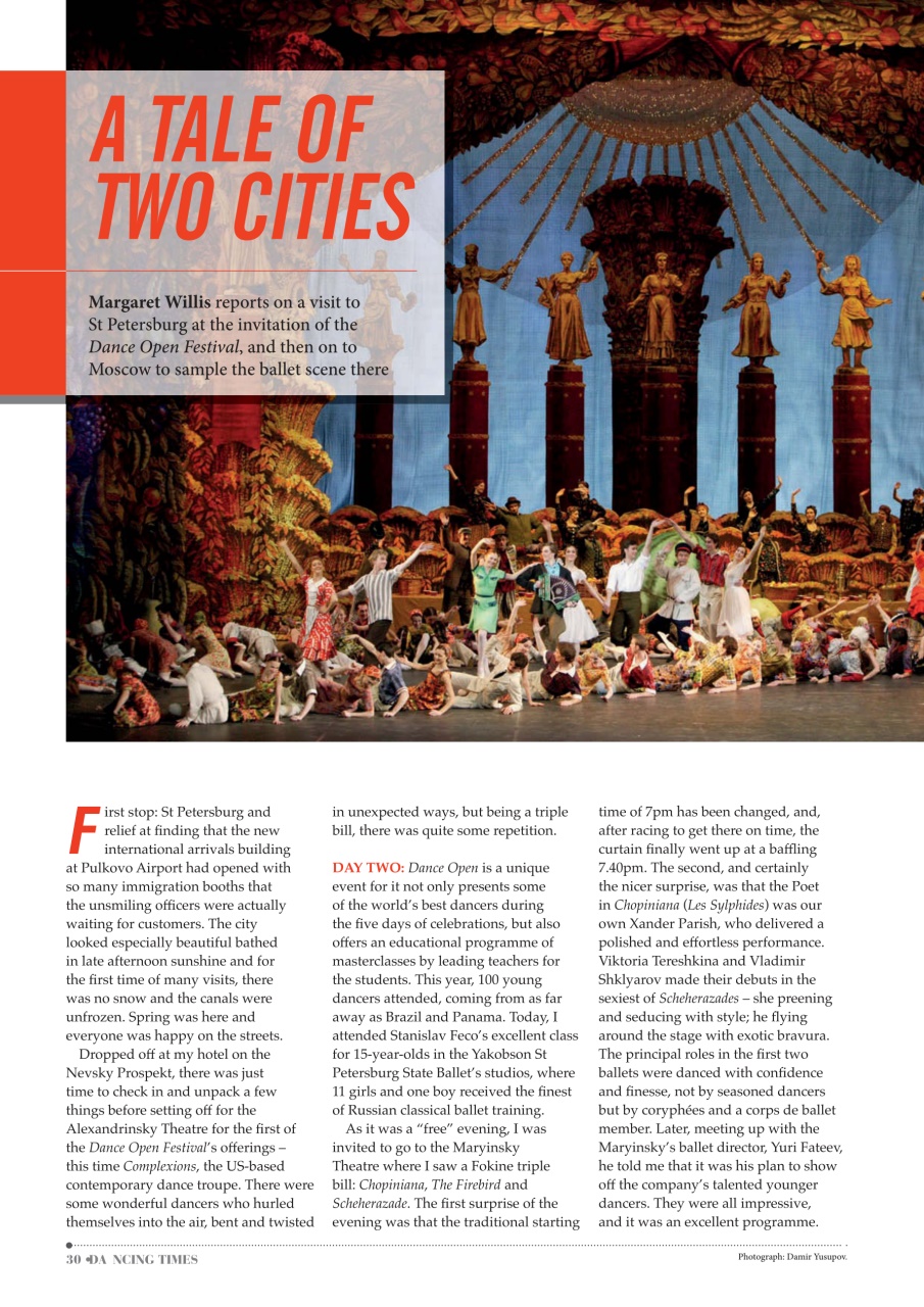 Dancing Times Preview Pages