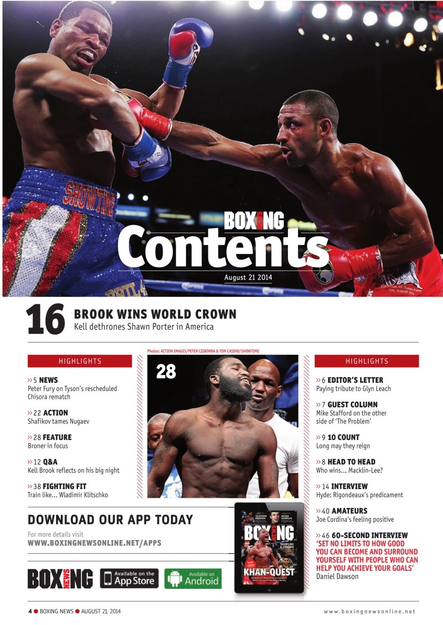 Boxing News Preview Pages