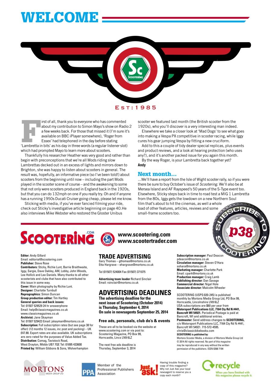 Scootering Preview Pages