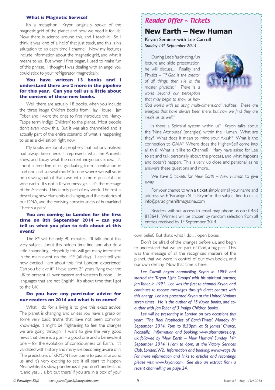 Paradigm Shift Preview Pages