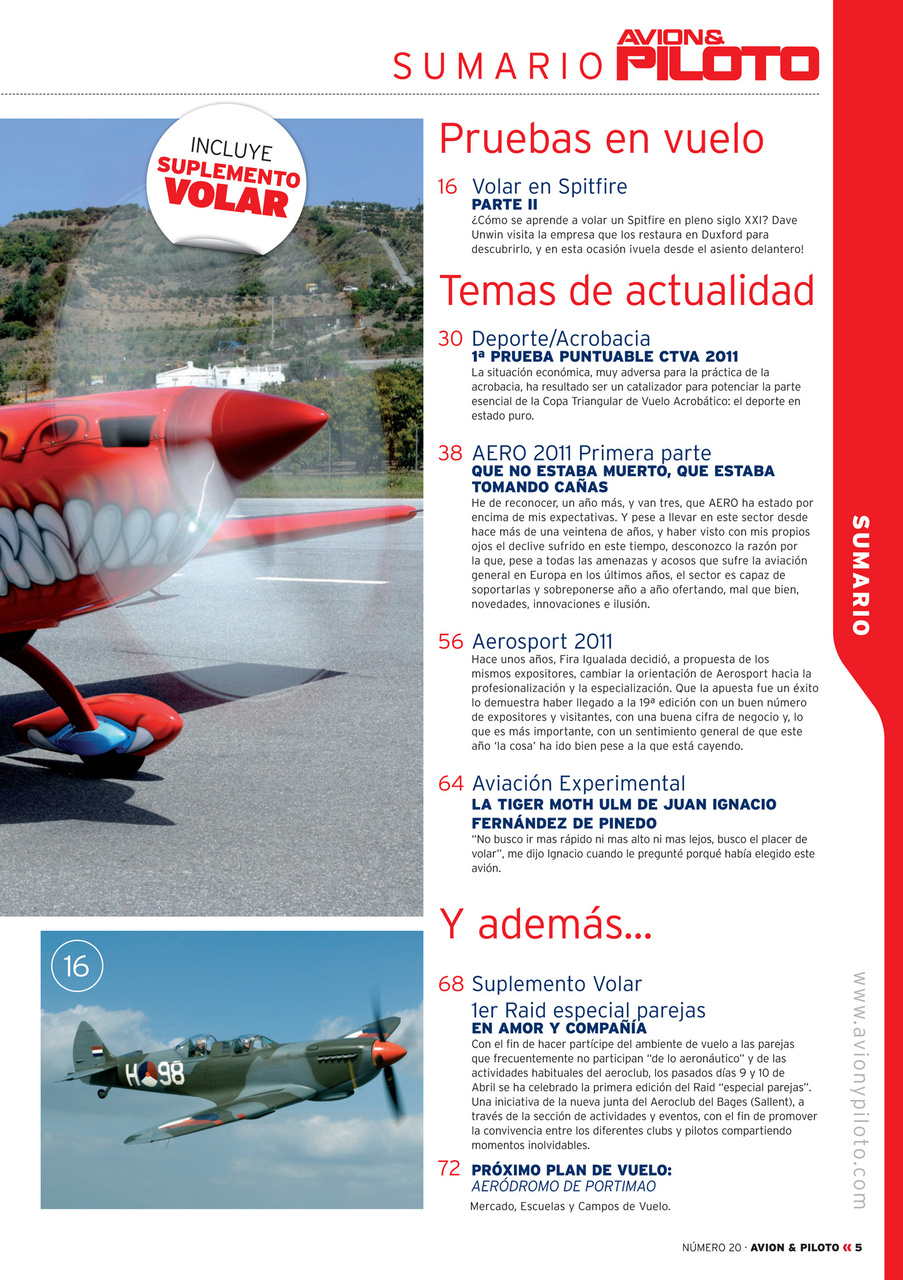 Revista Avion & Piloto Preview Pages