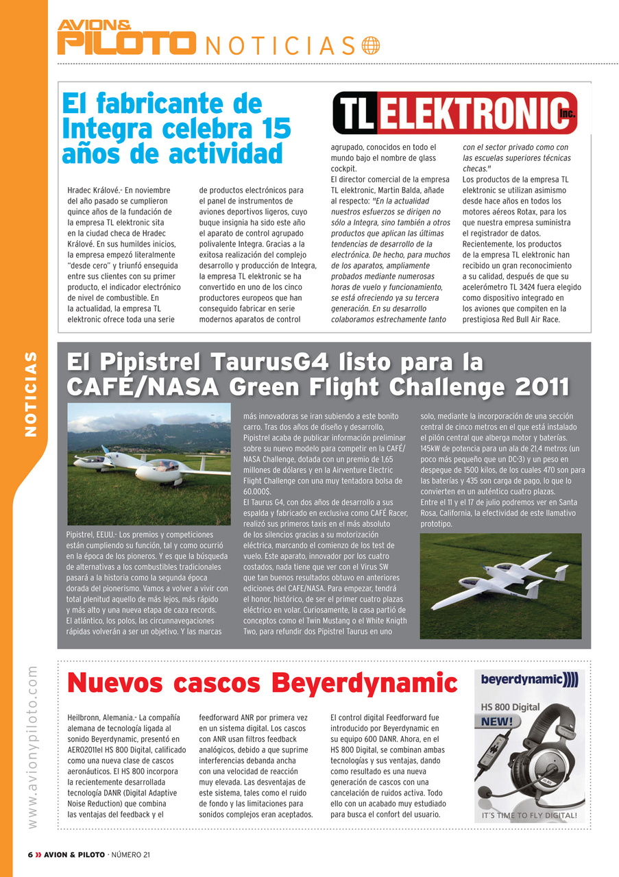 Revista Avion & Piloto Preview Pages