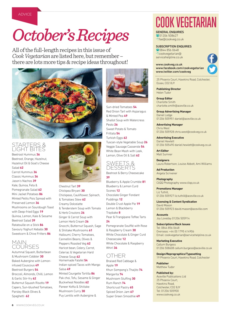 Veggie Magazine Preview Pages