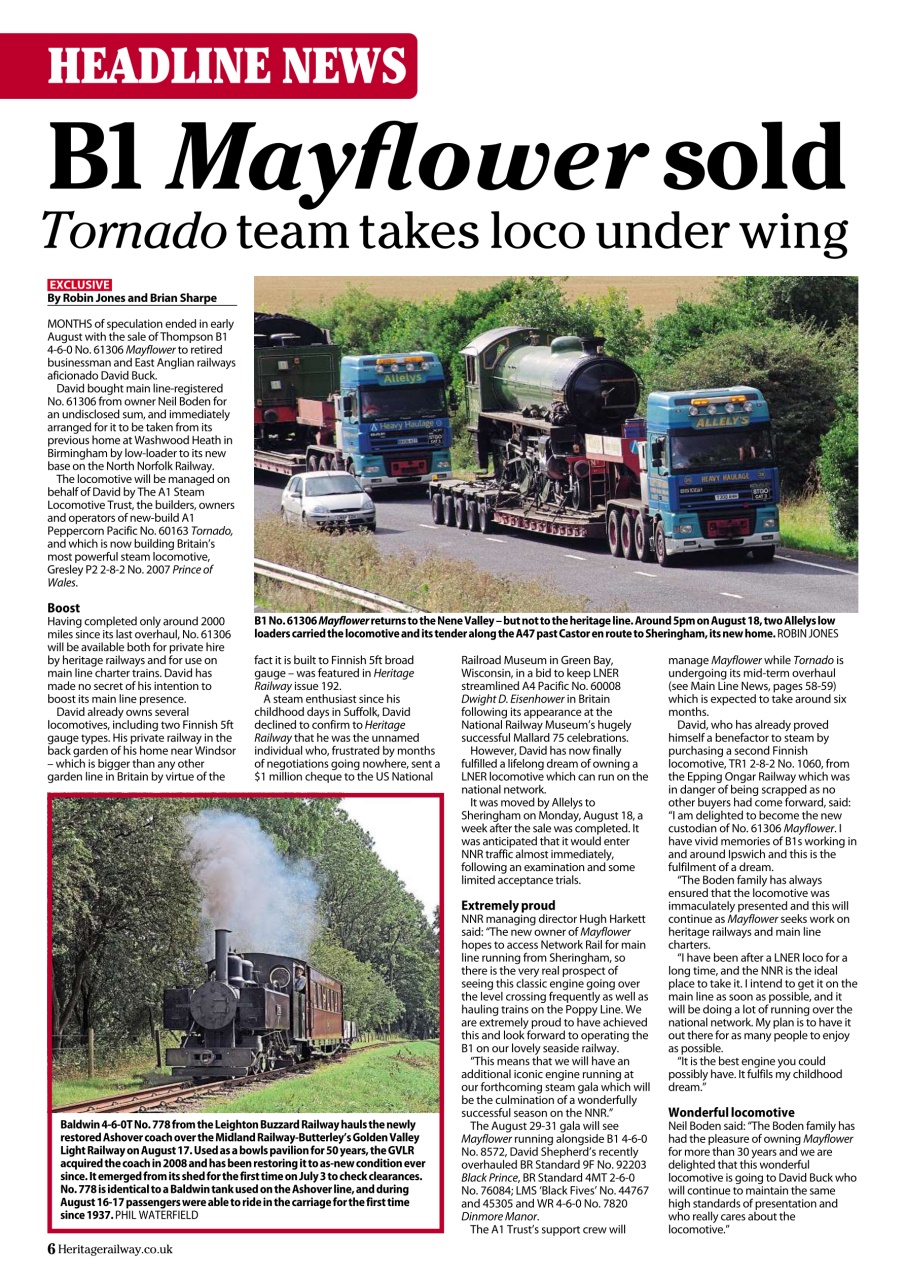 Heritage Railway Preview Pages