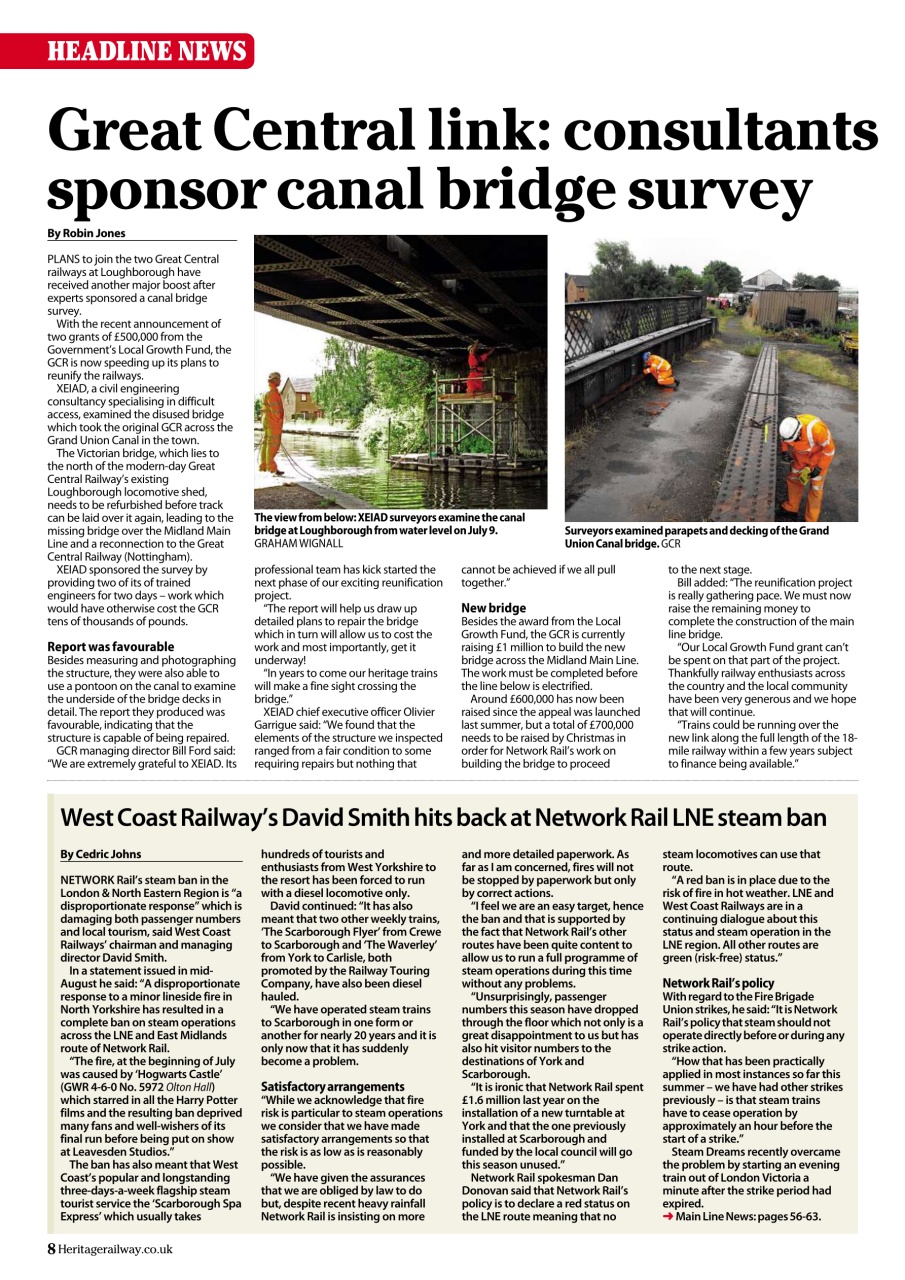 Heritage Railway Preview Pages