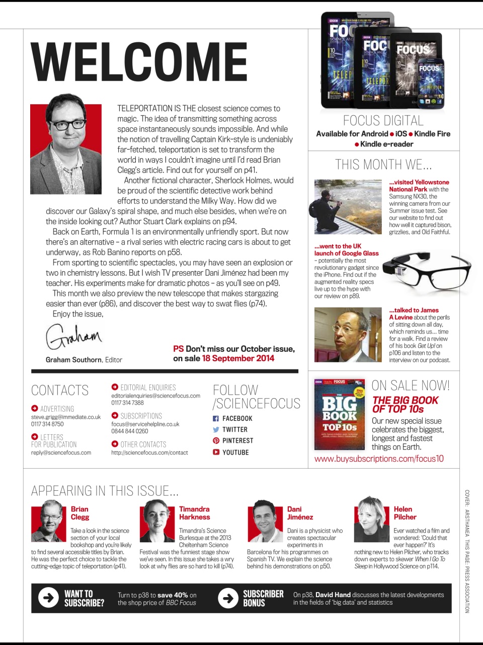 BBC Science Focus Magazine Preview Pages