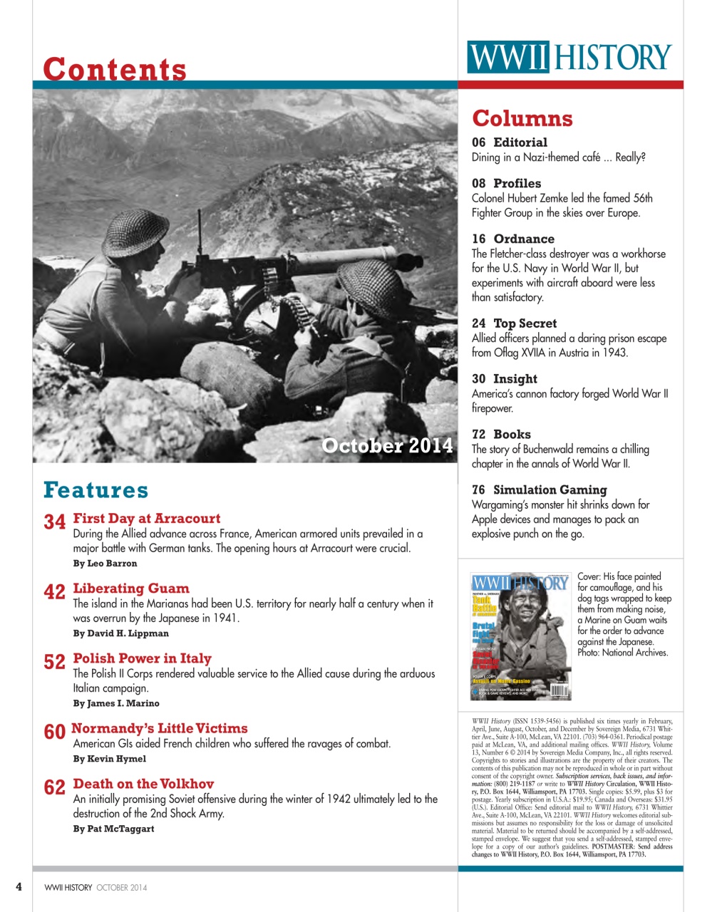 WW2 History Magazine Preview Pages