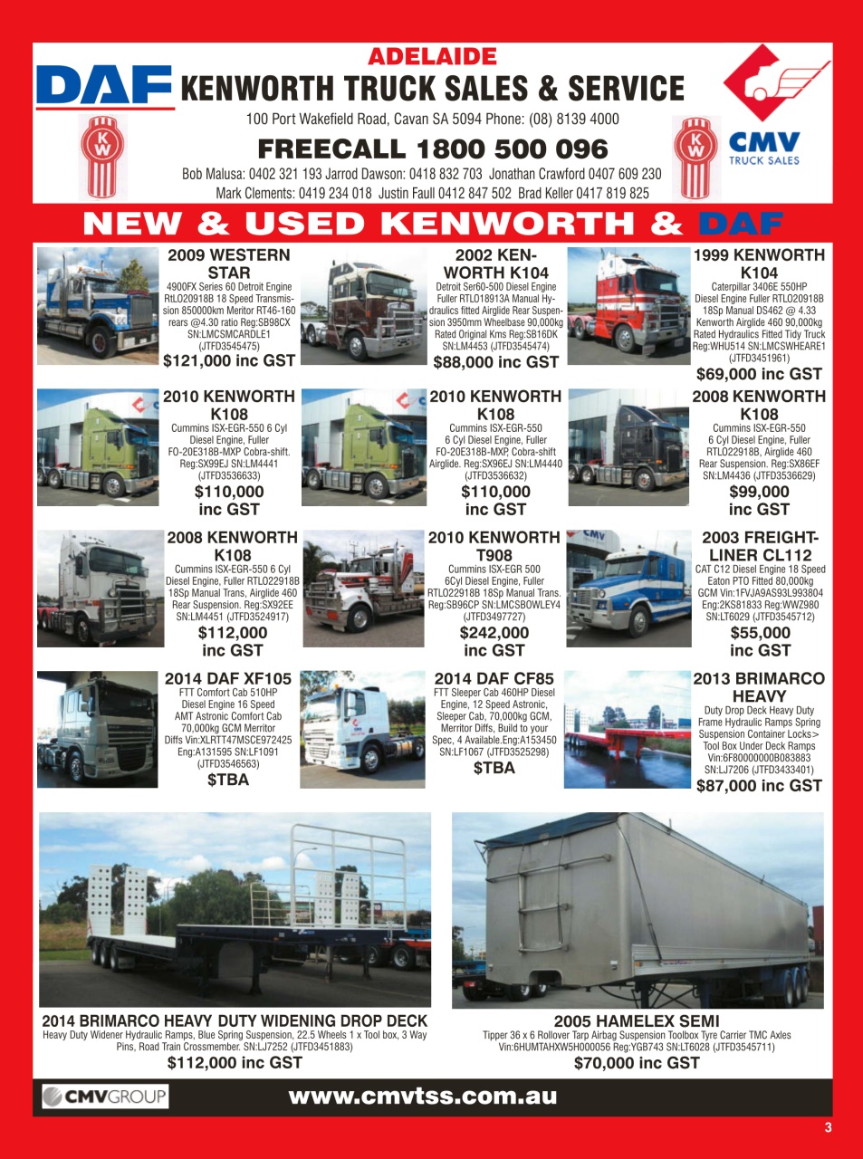 JUST TRUCKS Preview Pages