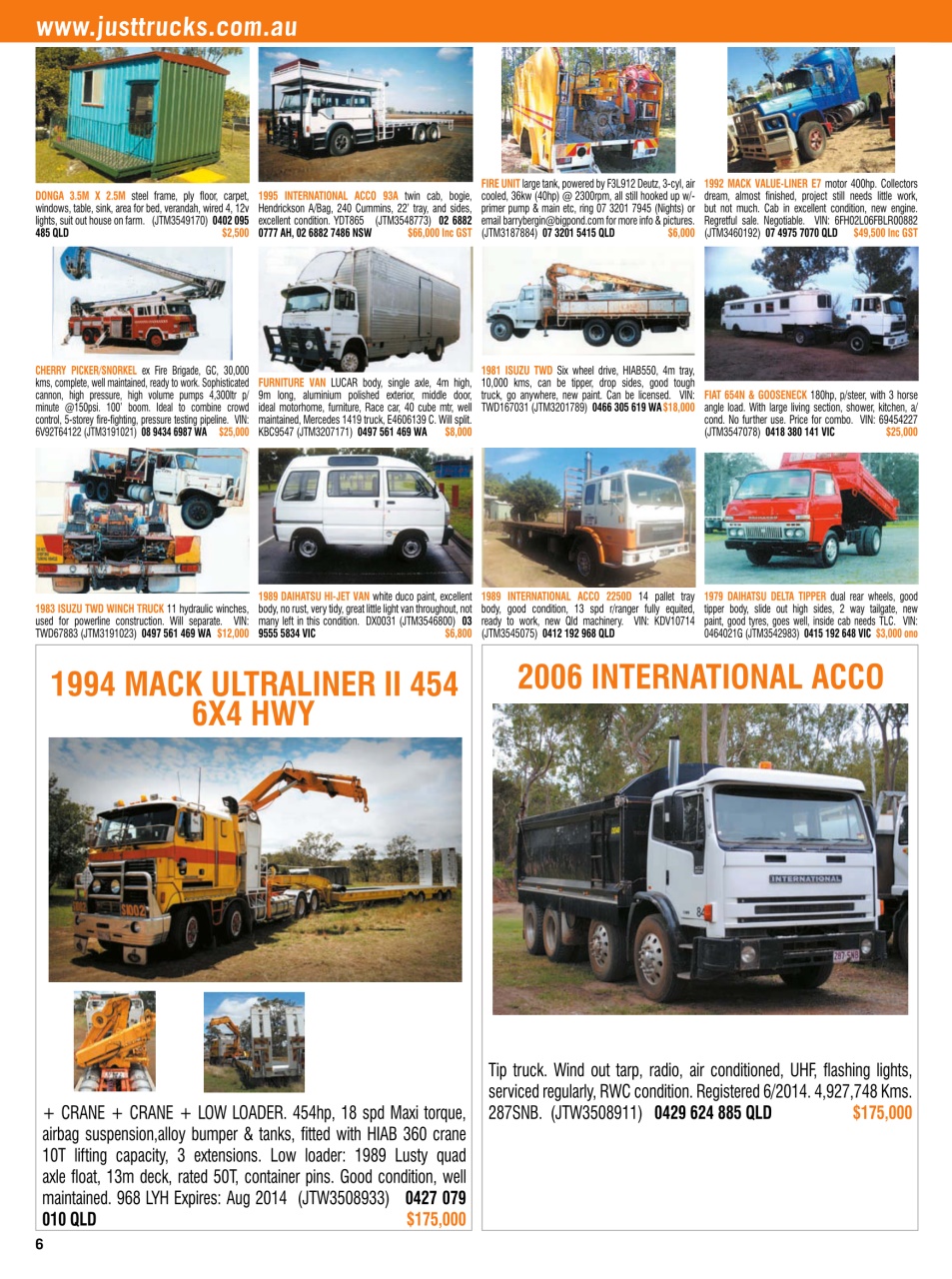 JUST TRUCKS Preview Pages