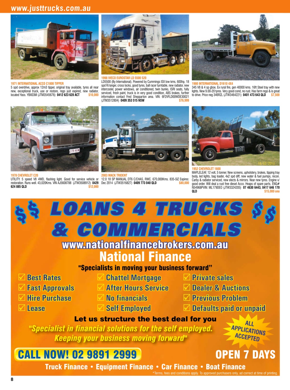 JUST TRUCKS Preview Pages