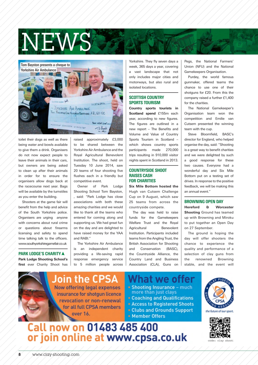 Clay Shooting Preview Pages