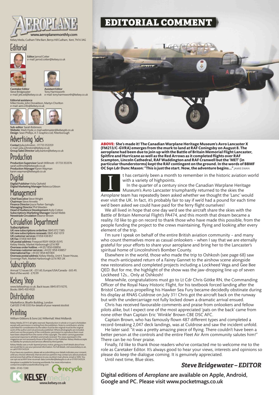 Aeroplane Preview Pages