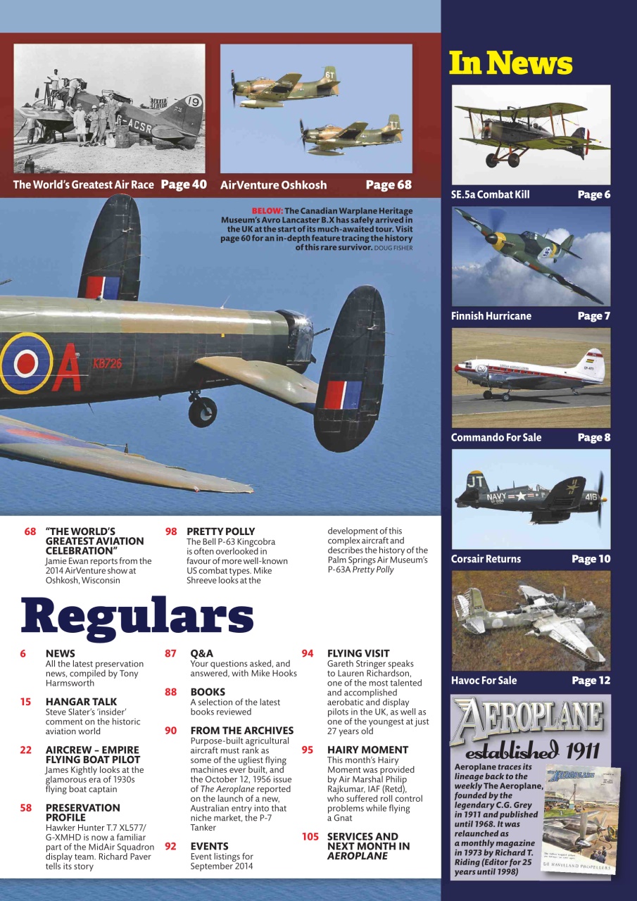 Aeroplane Preview Pages