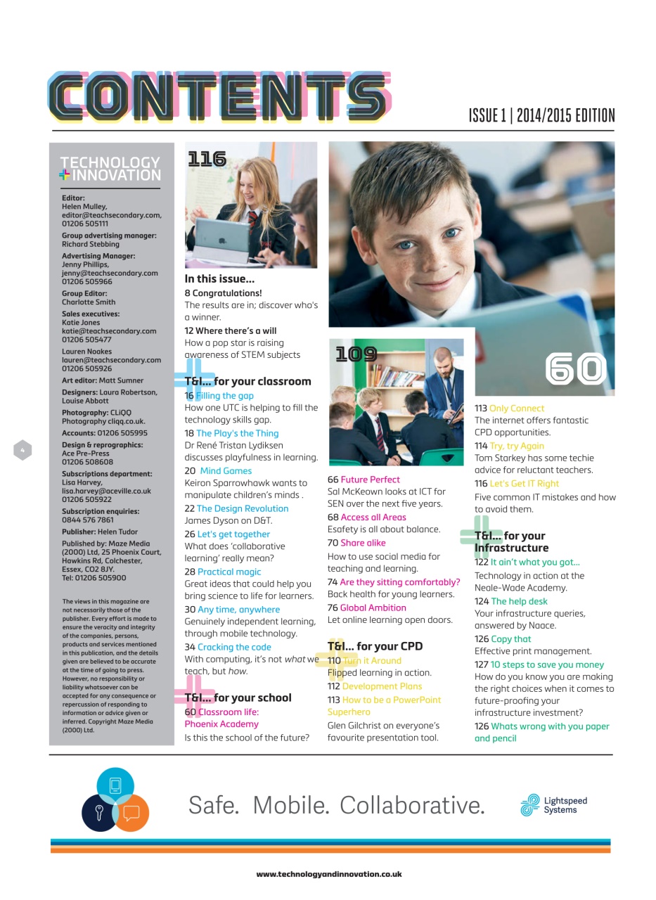 Technology and Innovation Preview Pages