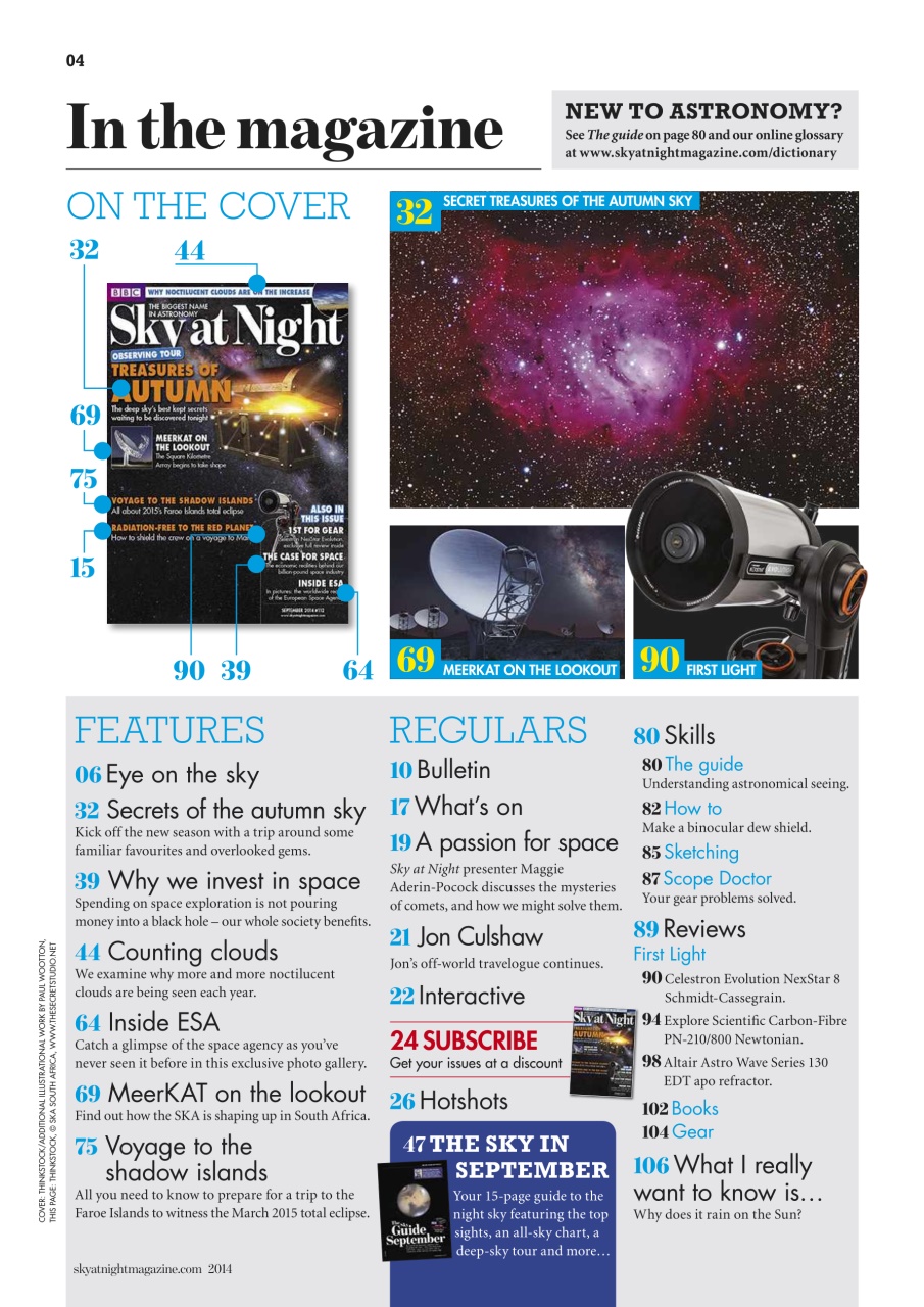 BBC Sky at Night Magazine Preview Pages