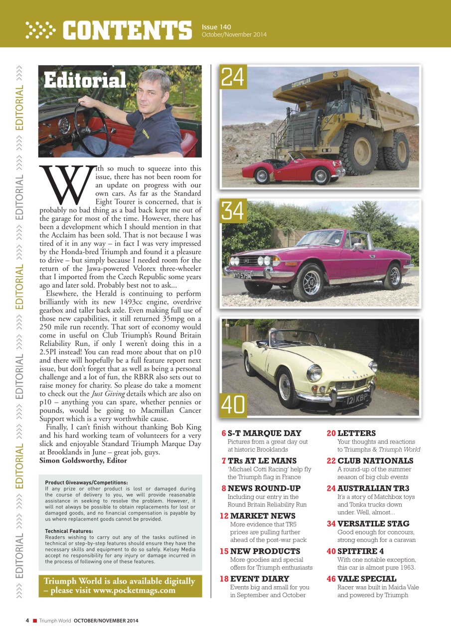 Triumph World Preview Pages