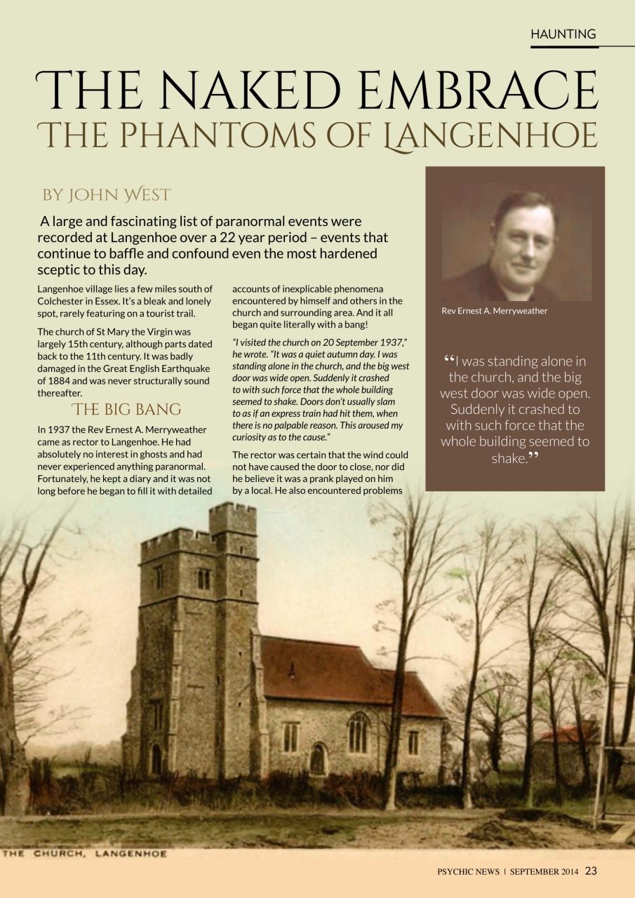 Psychic News Preview Pages